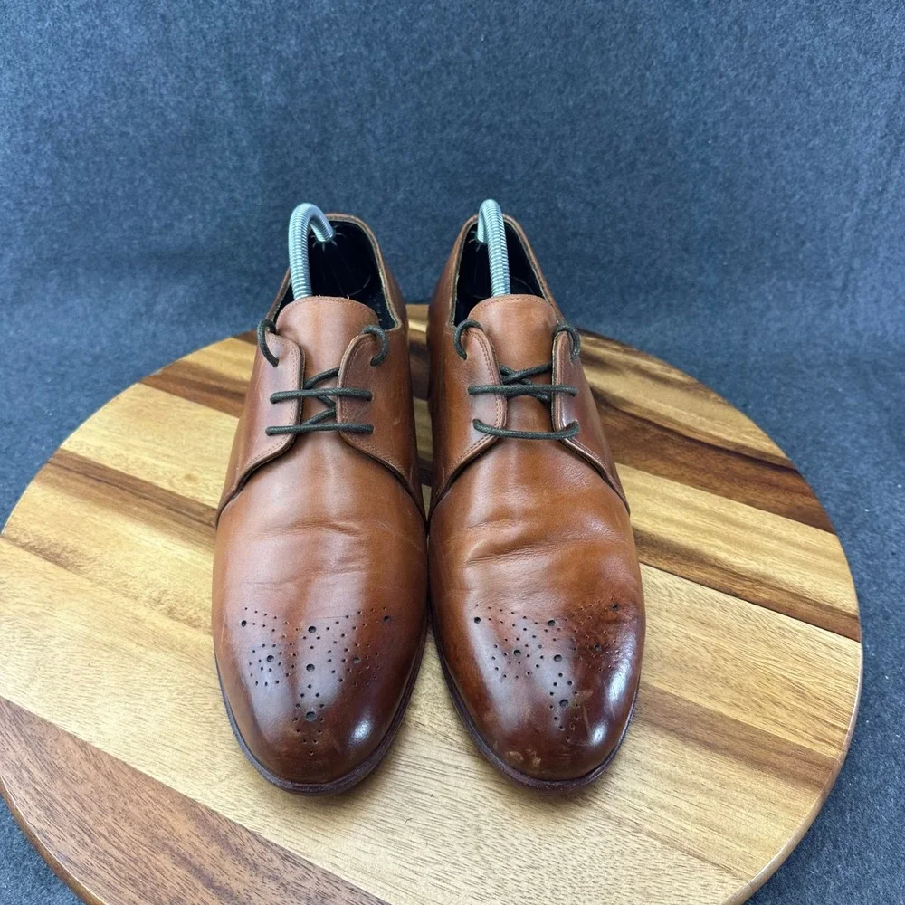 Dons Footwear Custom Dress Shoes Elevator Men's Brown Size 11